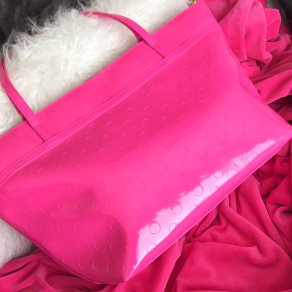 Kate Spade pink handbag with zip top - Picture 5 of 15